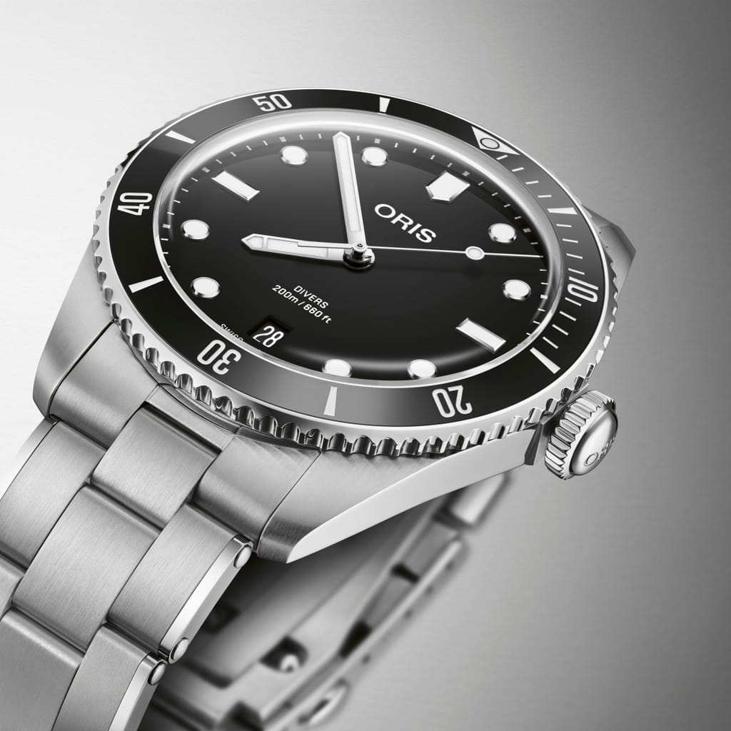 Oris Divers Date Automatic Watch 01 733 7795 4054-Set