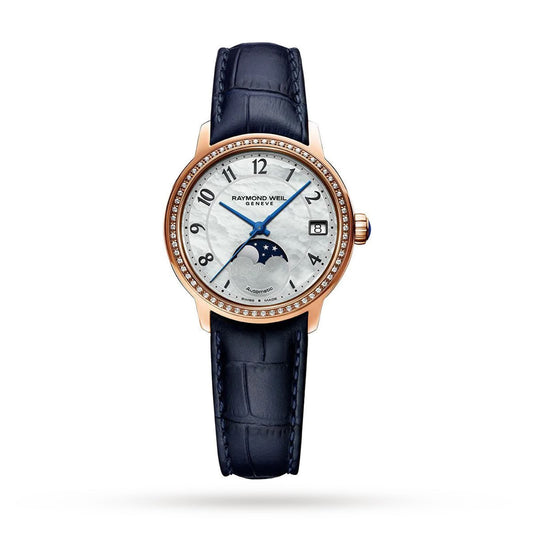 Raymond Weil Maestro 34mm Ladies Watch Mother Of Pearl 2139-P5S-05909