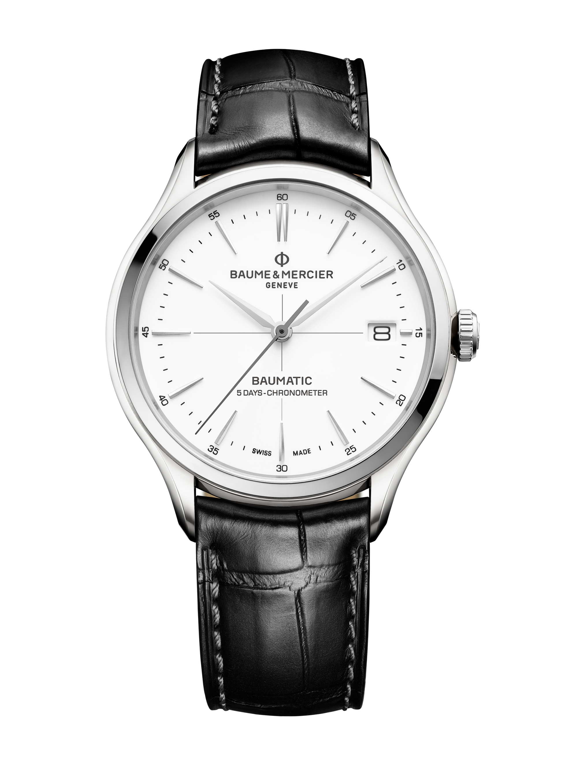 Baume & Mercier Clifton Automatic Watch, Date, COSC Certified 10518