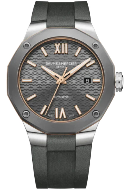 Baume & Mercier Riviera Automatic Watch, Steel Titanium 10660