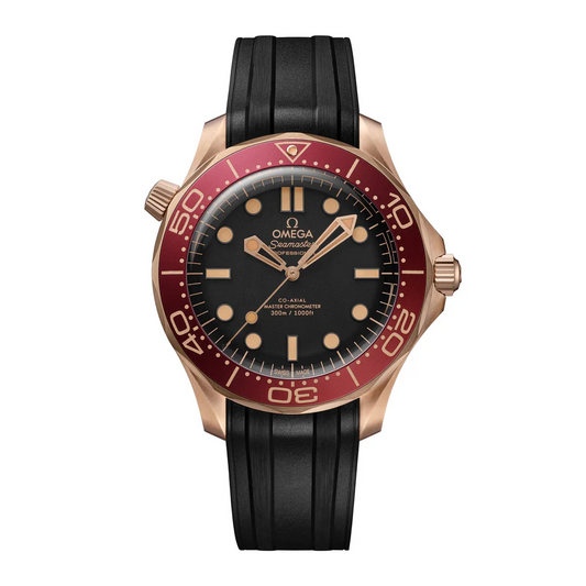 Omega Seamaster Diver 300M 42mm Mens Watch Black Rubber Strap O21092422001003