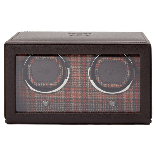WM Brown Double Watch Winder