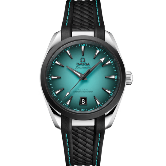 Omeg Seamaster Aqua Terra 150M 38 mm, steel on rubber strap  220.32.38.20.03.001