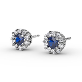 Colored Stone Earring