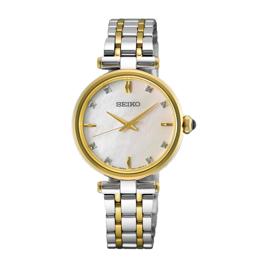 Seiko Diamonds Women' Two-Tone Watch HGH007