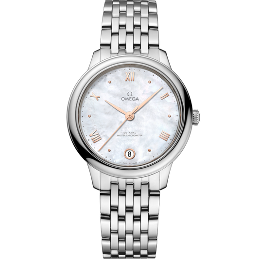 Omega De Ville Prestige 34 mm, steel on steel 434.10.34.20.05.001