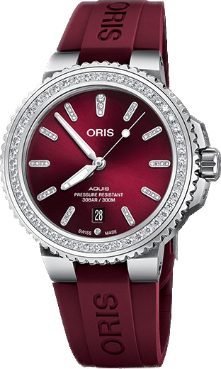 Oris Aquis Date Diamonds Automatic Watch 01 733 7766 4998-07 4 22 68FC
