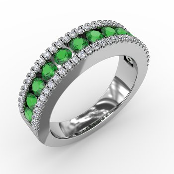 Colored Stone Rings  -  Women'