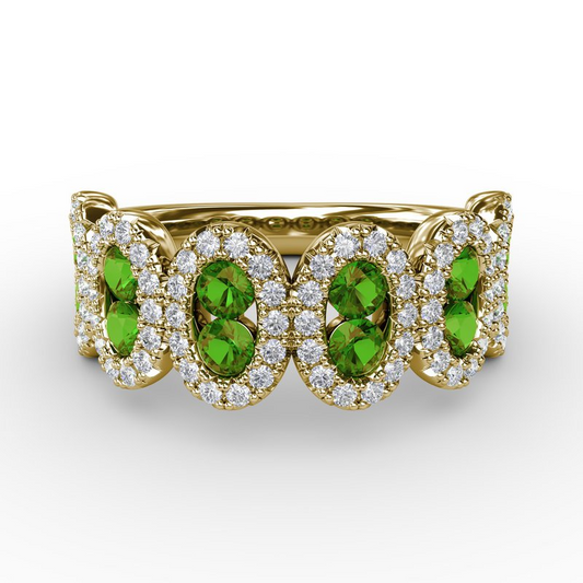 Colored Stone Rings  -  Women'
