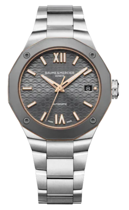 Baume & Mercier Riviera Automatic Watch, Steel Titanium 10661