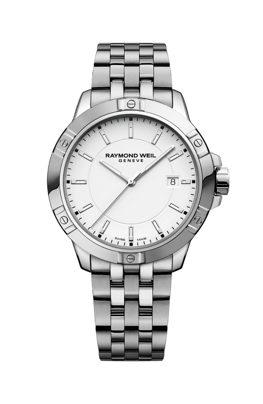 Raymond Weil tango Classic 41 mm, white dial 8160-ST-30041