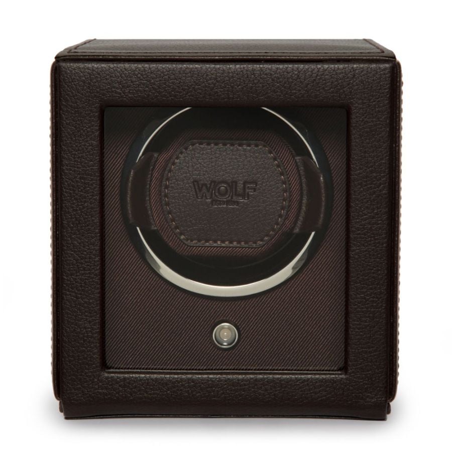 Wolf Cub Single Watch Winder with Cover 461106