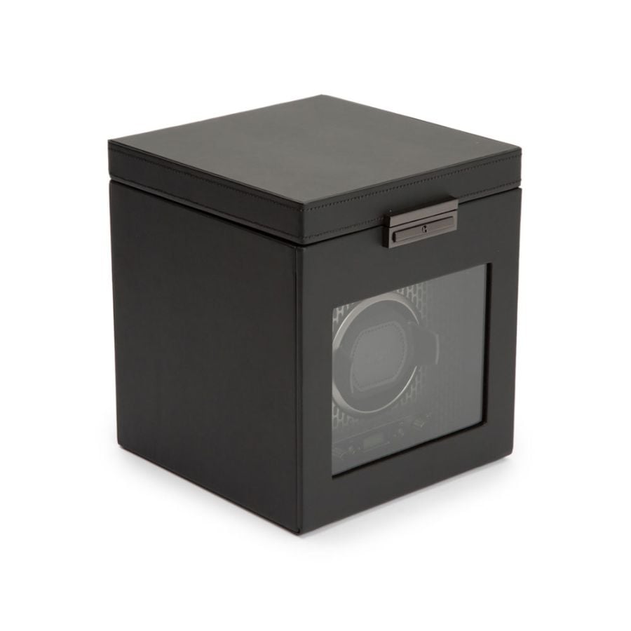 Wolf Axis Single Watch Winder With Storage 469203
