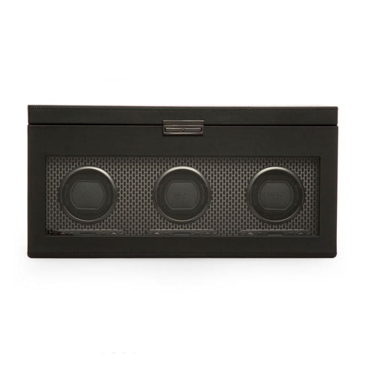 Wolf Axis Triple Watch Winder With Storage 469403